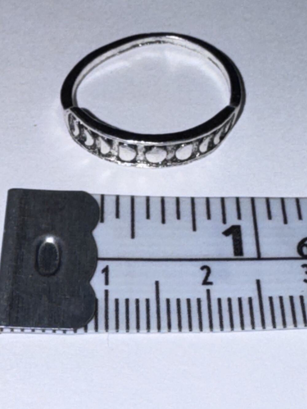 Moon Phase Thin Dainty Ring Size 7